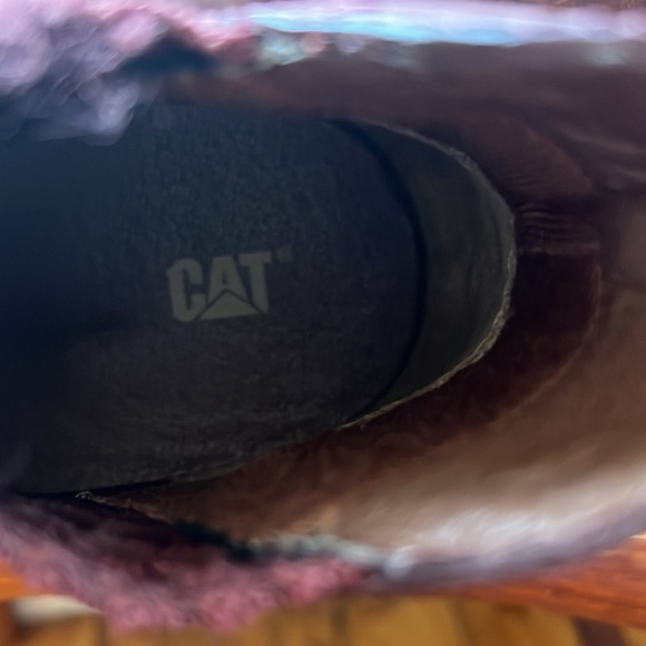 NWOT Caterpillar Jess Leather Wine Bootie Size 7.5 - Picture 9 of 12